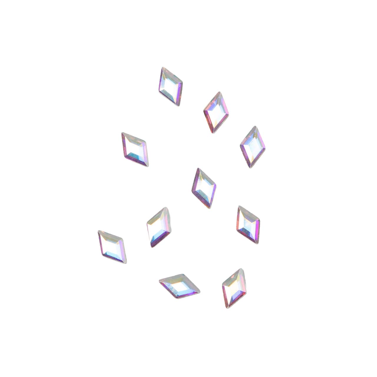 5mm Crystal AB Diamond Glue-On Austrian Crystals by Bead Landing™, 10ct.